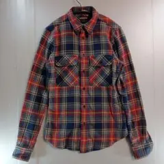 RUGBY ラルフローレン　ラグビー　チェック柄ネルシャツM