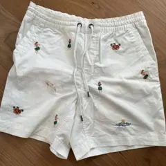 POLO Ralph Lauren 刺繍ホワイトショートパンツ