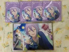 プロセカ はぴこれ くじ バースデー 神代類 アクリル色紙 缶バッジ