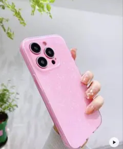 iPhone13ケース　スマホケース　シリコン　大人気　キラキラ　ピンク　新品