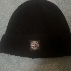 イタリア製】STONE ISLANDストーンアイランド ニット帽ビーニーカーキ