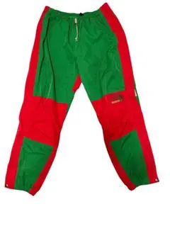 グッチ×ノースフェイス　コラボ　ナイロンパンツ　グリーン/レッド　国内正規品 中古・古着通販】GUCCI (グッチ) THE NORTH FACE (ザ ノース