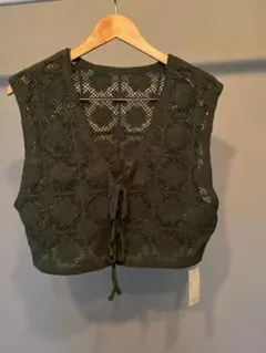 新品　ニットベスト　サマンサモスモス