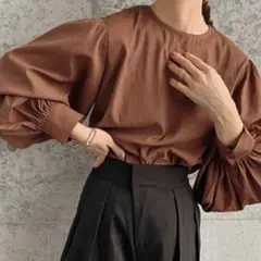 セレクトモカ　テラコッタブラウン　ブラウス　シャツのサムネイル