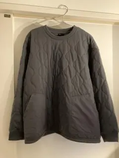 WMB ダークグレー キルティング スウェット M