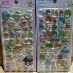 新品　すみっコぐらし　ドロップシール　2枚セット