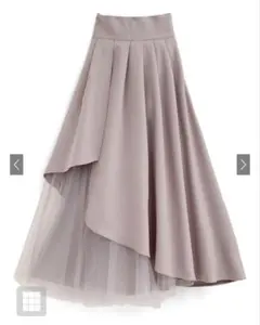 グレイル チュールドッキングフレアスカート[pm379]
