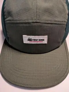 FIRST DOWN キャップ グレー/青