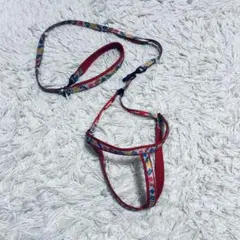 DOG DEPT ハーネス リード セット レッド　Mサイズのサムネイル