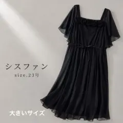 93美品　大きいサイズ シスファン　フォーマル　ドレスのサムネイル