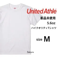 ユナイテッドアスレ 新品未使用 5.6oz 半袖Tシャツ ホワイト Mサイズ