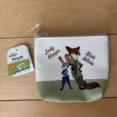 ズートピア　 フェイクレザーポーチ　 ニック　 ジュディ