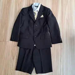 美品　VOWW　フォーマルスーツ　キッズ　120　ブラック　男の子