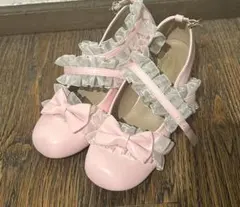ロリータ ピンク パンプス