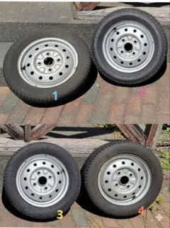 ▶13インチタイヤホイール4本セット155/65R13 145/70R13のサムネイル