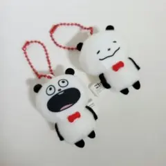 にしむらゆうじ　ごきげんぱんだ　ぷちぬいぐるみ　2個　マスコット　キーホルダー