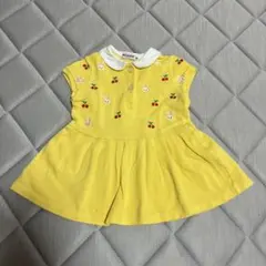 うさこプチ刺繍入り カノコワンピースのサムネイル