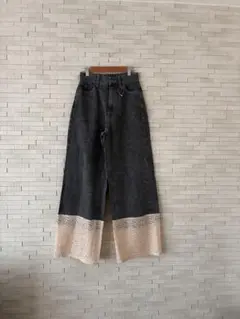 earth music&ecology レースデニムパンツのサムネイル