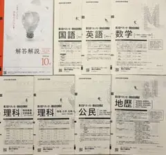 2025年　高3 10月ベネッセ駿台記述模試　進研模試　全教科問題解答　ベネッセ