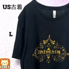 BELLA＋CANVAS デザイン 半袖Tシャツ 黒 L US古着のサムネイル