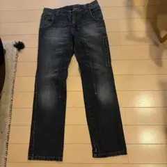 デニムパンツ インディゴブルー ストレート