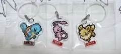 ポケモン 明治 ペットボトルチャーム ゼニガメ ミュウ イーブイ 3種セット