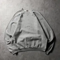 【入手困難】00s JERZEES 無地 前V スウェット ソリッド ノームコア