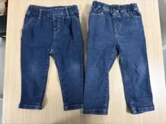 マーキーズ　デニム　2枚セット　90