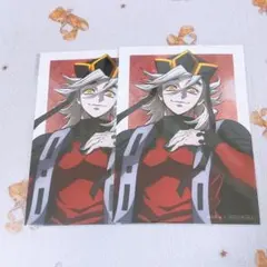 鬼滅の刃 アニプレックスオンラインくじ ランダムブロマイド 童磨 2枚セット