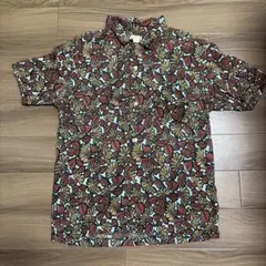 Barns Outfitters 総柄 半袖シャツ レーヨン　日本製のサムネイル