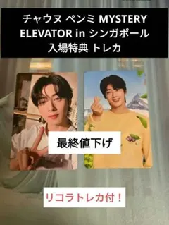 チャウヌ cha eunwoo ペンミ シンガポール 東京 入場特典 トレカ チャウヌ cha eunwoo ペンミ シンガポール 東京 入場特典 トレカ