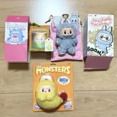 新品　ラブブ　ぷにぷにチャーム　マカロン　シーソルトココナッツ　エビフライ