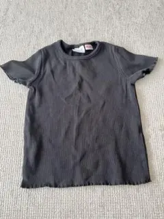 ZARA KIDS ガールズ 黒Tシャツ 98cmのサムネイル