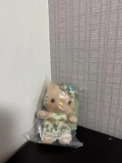 日焼けキティ チャーム タオルハンカチショップ袋ハワイ限定カハラ