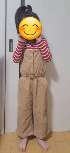 【お値下げ】GAP ベージュ コーデュロイ サロペット オーバーオール