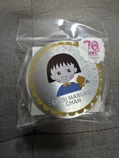 ちびまる子ちゃん　缶入りステッカー　スリーコインズ