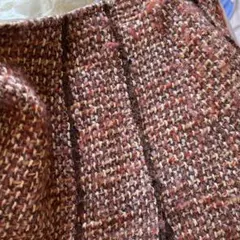 Peyton place ペイトンプレイス　ツイードスカート　秋冬　こげ茶のサムネイル