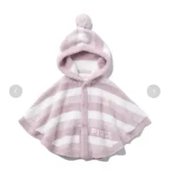 新品ジェラートピケポンチョ　ベビー