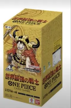 ワンピースカードゲーム ブースターパック 世界最強の戦士 1box テープ