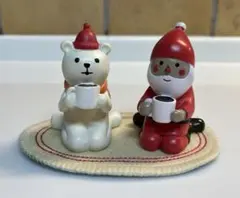 デコレ コンコンブル クリスマス しろくま、サンタさん、マット3点セット
