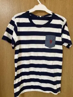 U.S. POLO ASSN. ストライプ半袖Tシャツ 160のサムネイル
