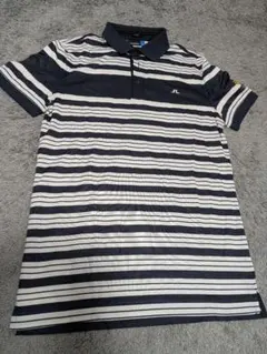 J.Lindeberg ストライプ ポロシャツ