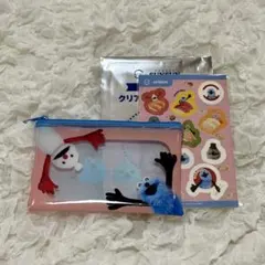 スシローコラボ スンスン クリアポーチ＆シール