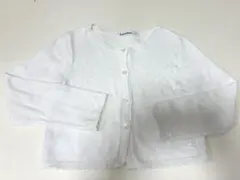 【美品】ファミリアカーディガン110cmホワイト