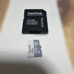 SanDisk Ultra 64GB microSDXCカード