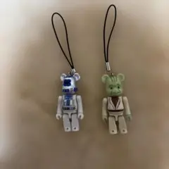 2体セット】スターウォーズ ベアブリック ストラップ R2-D2 ヨーダ ペプシ