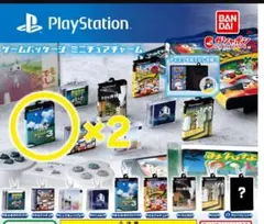 ゲームパッケージミニチュアチャーム　PlayStation