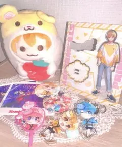 アクスタ(ネムプレ❌)キーホルダー ぬいぐるみ チェキ 缶バッジ うちわ