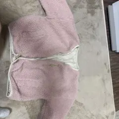 記名なしピンク ボアリバーシブルジャンパー