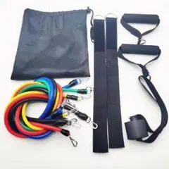 トレーニングチューブ セット エクササイズ フィットネス 筋トレ ダイエット